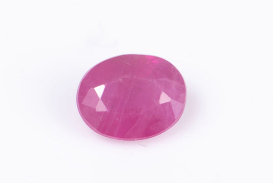 Ruby 0.21ct heated oval cut