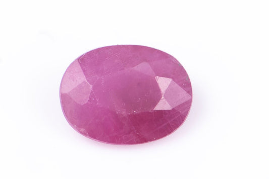 Ruby 0.25ct heated oval cut
