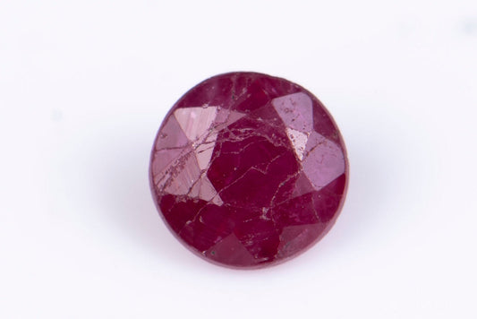 Ruby 0.27ct 3.4mm heated only round cut