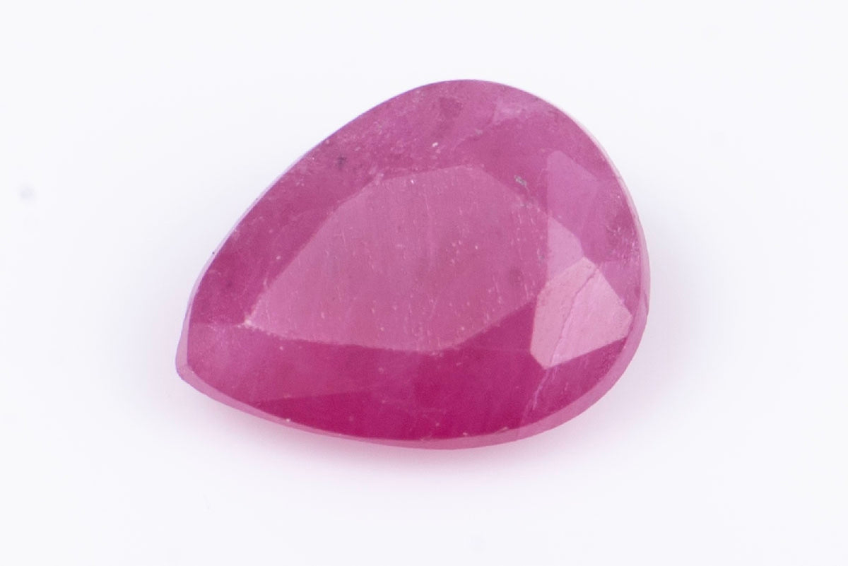 Natural Ruby 0.27ct Heated Teardrop Cut #1