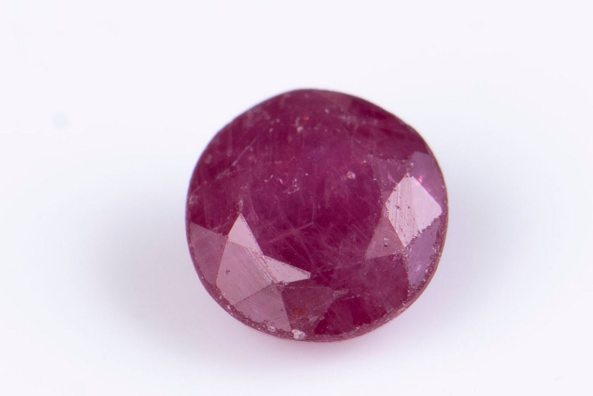 Естествен рубин 0.29ct 3.5mm, нагряван, кръгла шлифовка