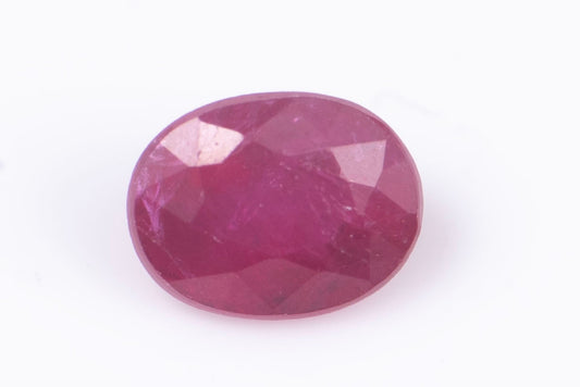 Ruby 0.30ct heated oval cut