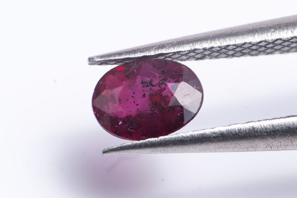 Естествен рубин 0.33ct, нетретиран, овална шлифовка
