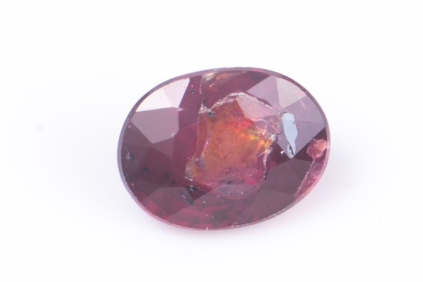 Ruby 0.36ct untreated oval cut
