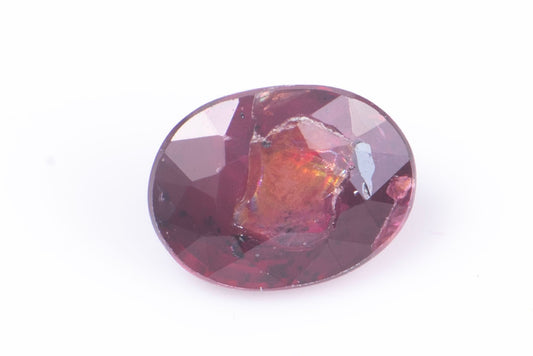 Ruby 0.36ct untreated oval cut