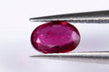 Natural ruby 0.37ct heated oval cut loose gemstone for jewelry