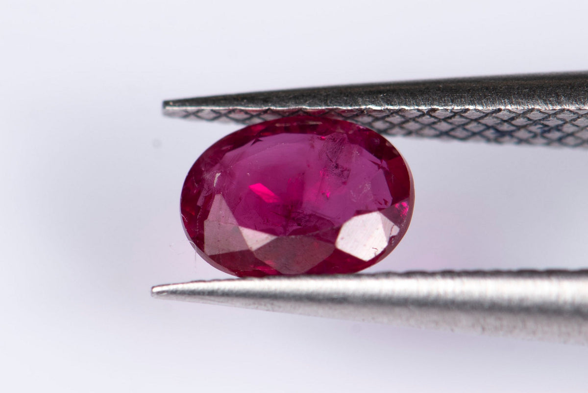 Natural Ruby 0.40ct Heated Oval Cut