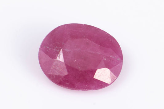 Ruby 0.46ct heated oval cut