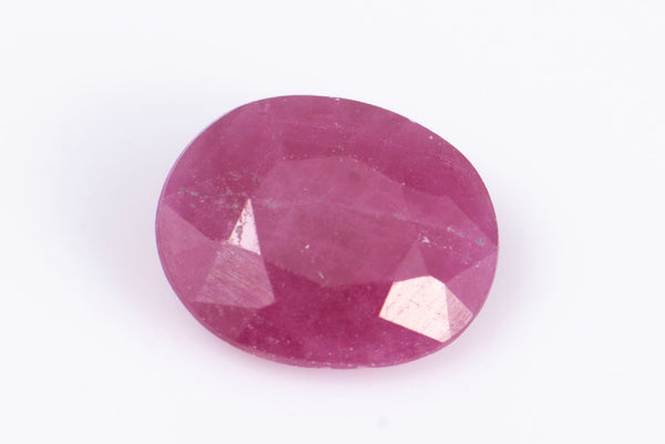 Естествен рубин 0.46ct, нагряван, овална шлифовка