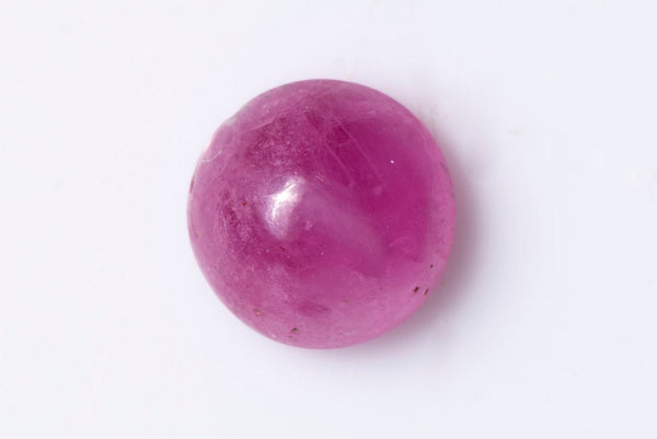 Естествен рубин 0.51ct 4.5mm, нагряван, кръгъл кабошон