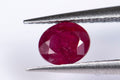 Natural ruby 0.52ct heated oval cut loose gemstone for jewelry