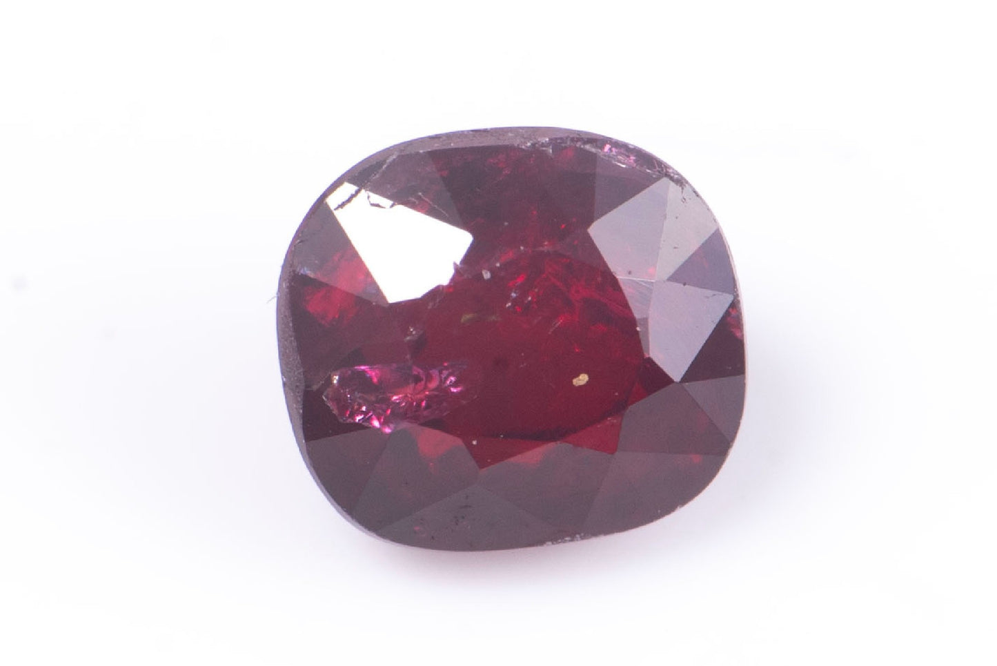 Ruby 0.63ct untreated cushion cut