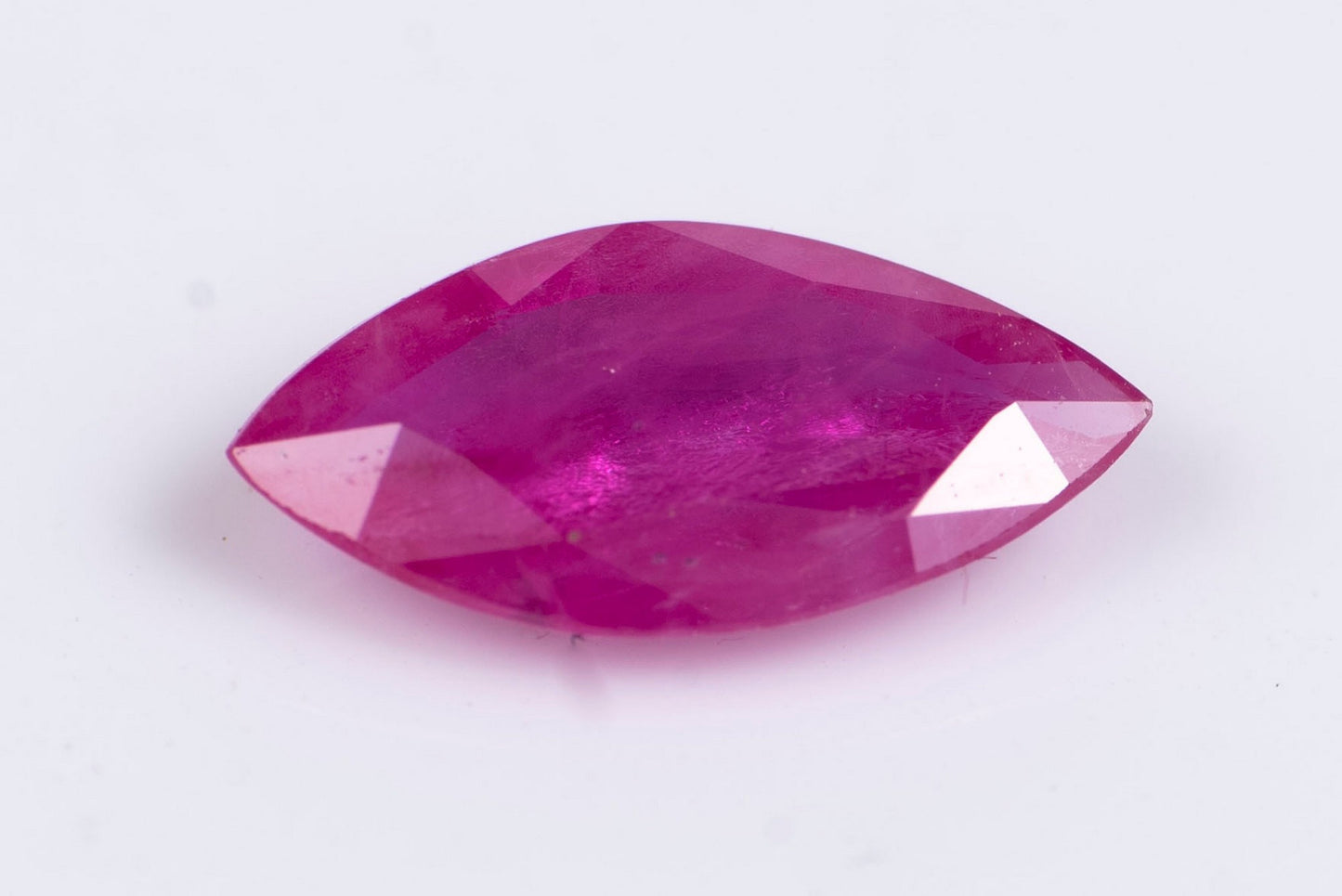 Ruby 0.79ct heated marquise cut