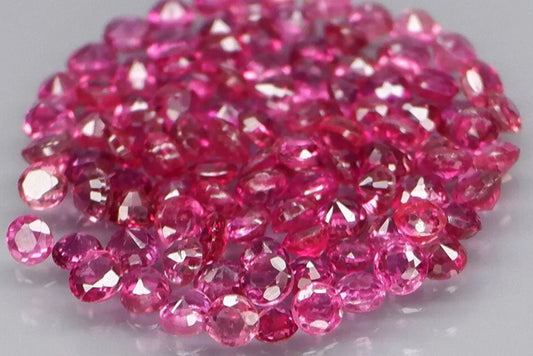 Ruby 1.4-1.8mm round cut - price for 20pcs