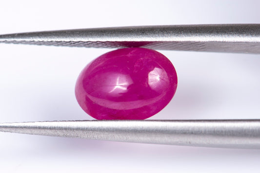 Ruby 2.11ct oval heated only Kenya
