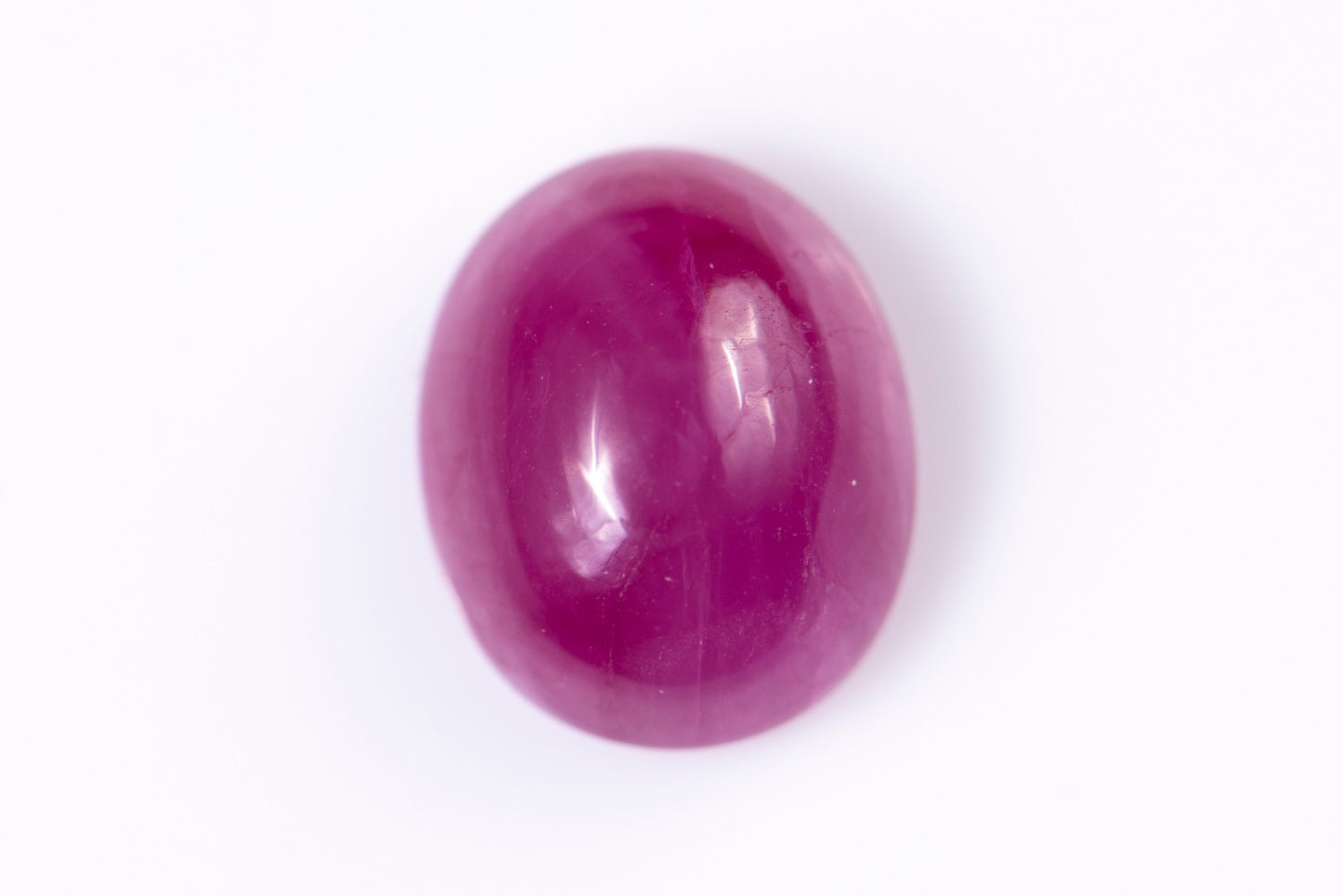 Ruby 2.5ct oval cabochon heated only