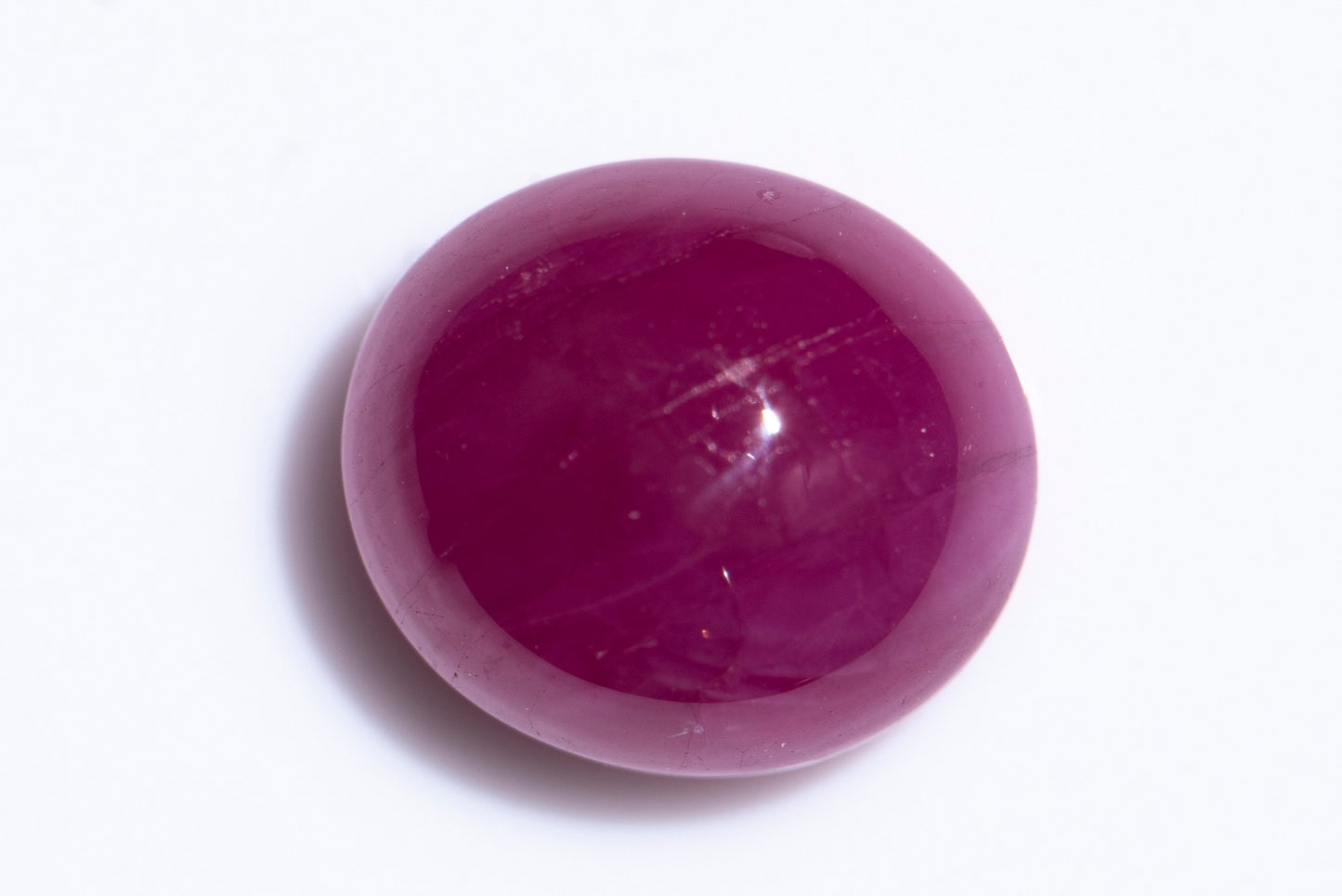Ruby 3.66ct heated only oval cabochon