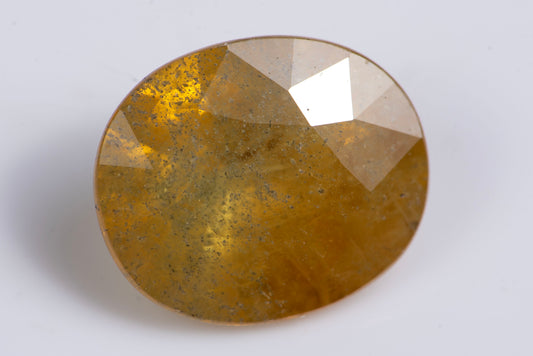 Yellow sapphire 6.51ct oval cut