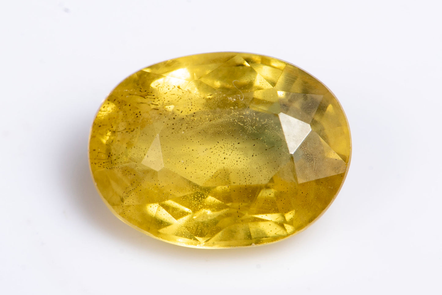 Yellow sapphire 1.46ct oval cut