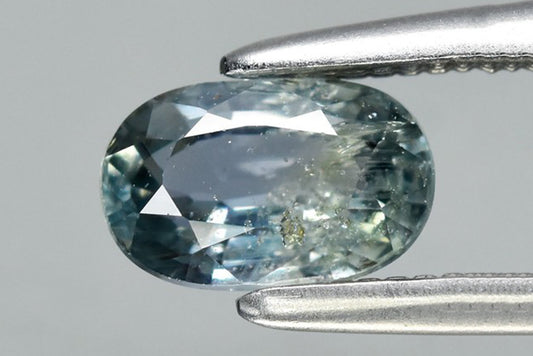Greenish Blue Sapphire - Unheated 0.70ct Oval Cut  6x3.8mm