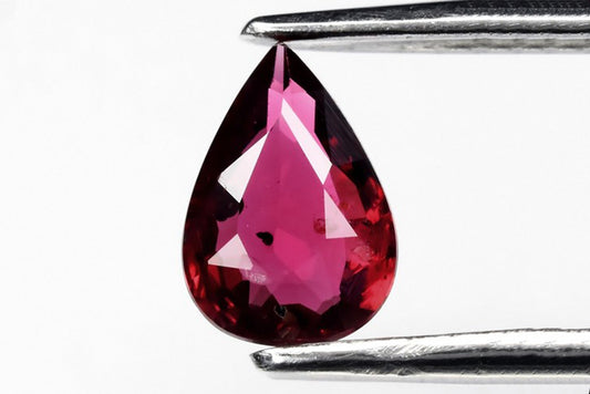 Pink Sapphire - Heated 0.55ct Pear Cut 6.5x4.5mm