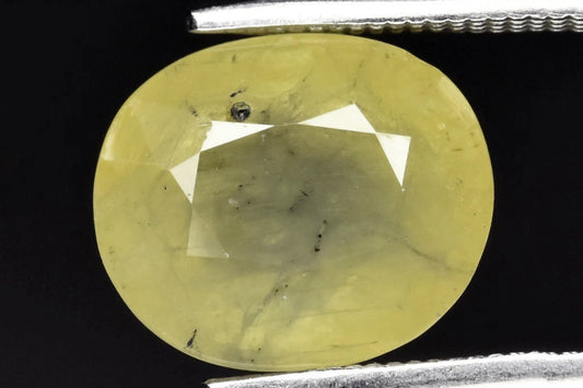 Yellow Sapphire from Malawi 4.69ct 10x8.5mm Oval Cut