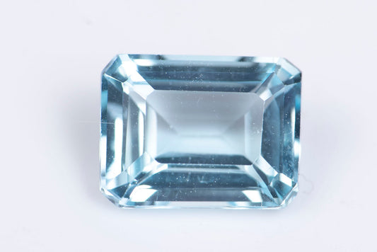 Sky blue topaz 2.62ct 9x7mm octagon cut