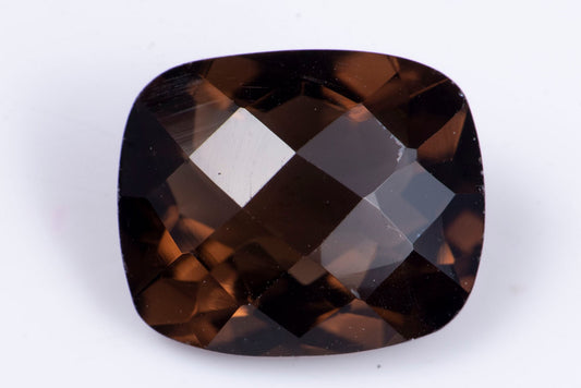 Опушен кварц 5.07ct, cushion шлифовка