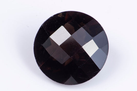 Опушен кварц 5.52ct 11.9mm кръгла шлифовка
