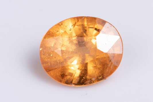 Spessartine garnet 0.81ct Fanta color oval cut