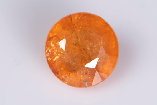 Spessartine garnet Fanta color 1.33ct 5.7mm round cut