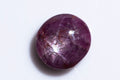 Natural star ruby 2.55ct 6-ray star oval cabochon loose gemstone for jewelry