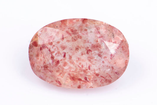 Ягодов кварц 0.73ct 7x5mm овална шлифовка