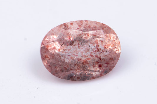 Ягодов кварц 1.25ct 8x6mm овална шлифовка