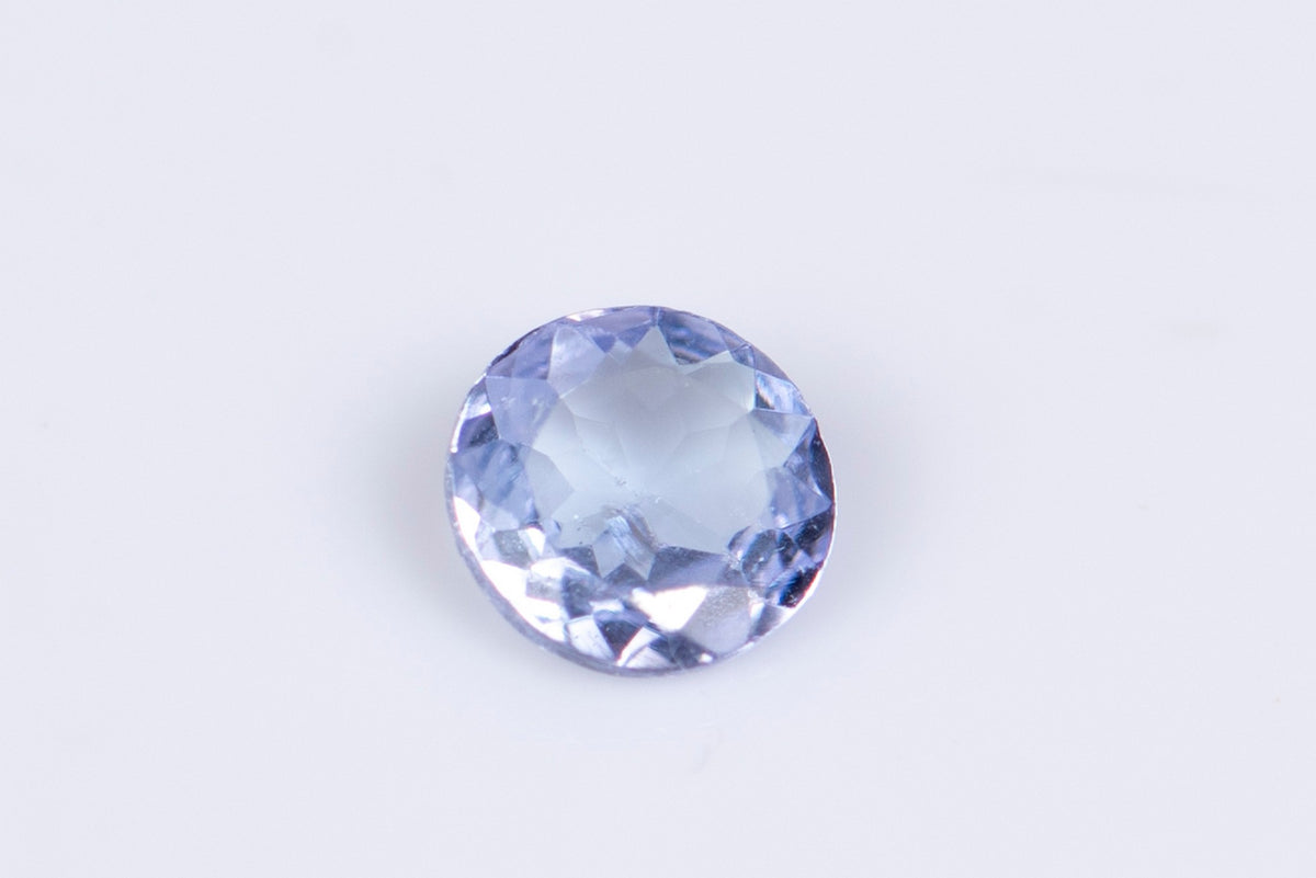 Естествен танзанит 0.19ct 3.7mm кръгла шлифовка