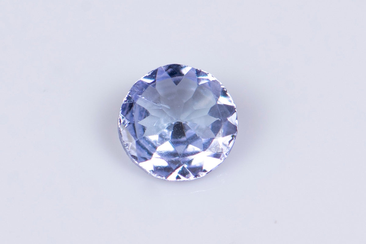 Естествен танзанит 0.21ct 3.7mm кръгла шлифовка №2