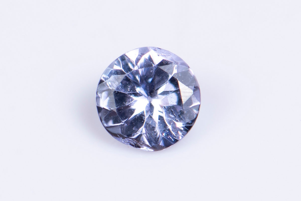 Естествен танзанит 0.22ct 3.5mm кръгла шлифовка