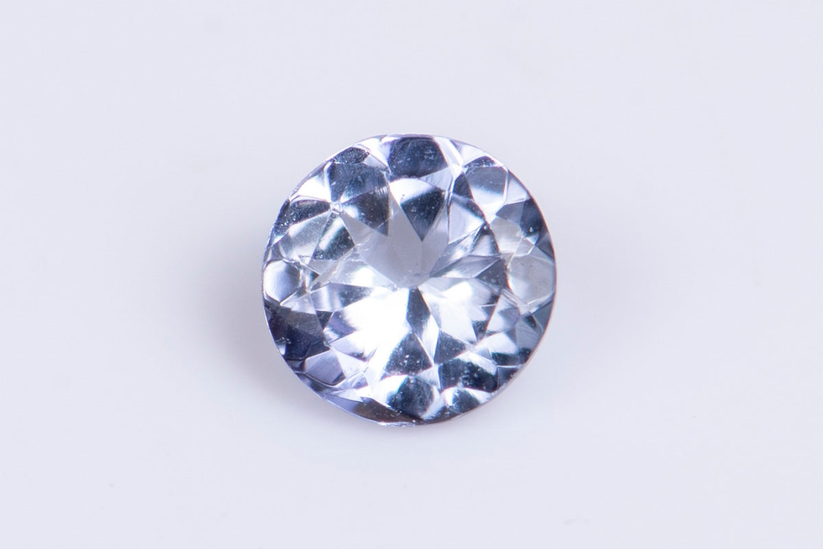 Естествен танзанит 0.25ct 3.7mm кръгла шлифовка №2