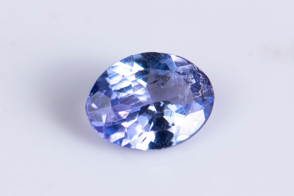 Естествен танзанит 0.27ct овална шлифовка