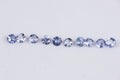Natural tanzanite 2.3-2.5mm round cut 10 pieces loose gemstones for jewelry