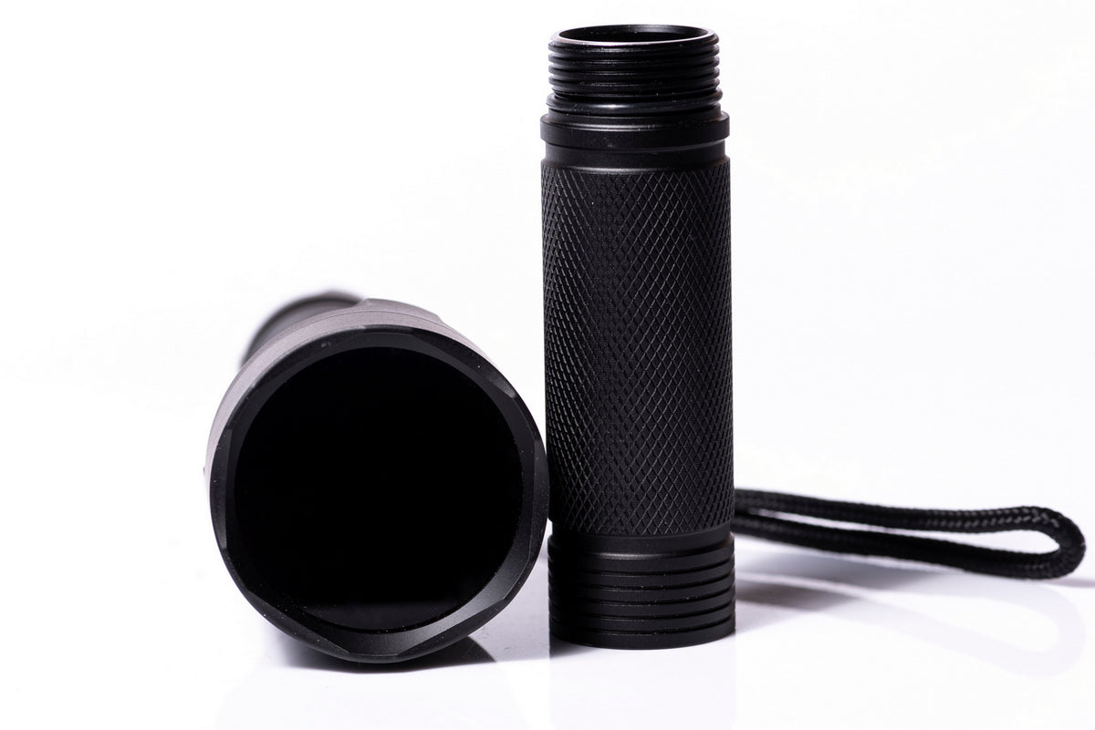 Convoy C8 UV Flashlight – 365nm with Extension Tube & ZWB2 Filter