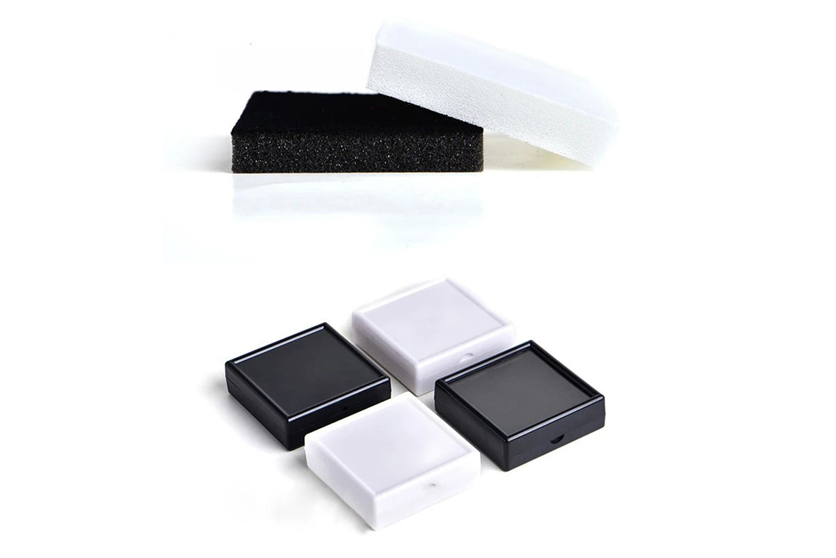 Gemstone Jewelry Display Box 5x5 cm – White