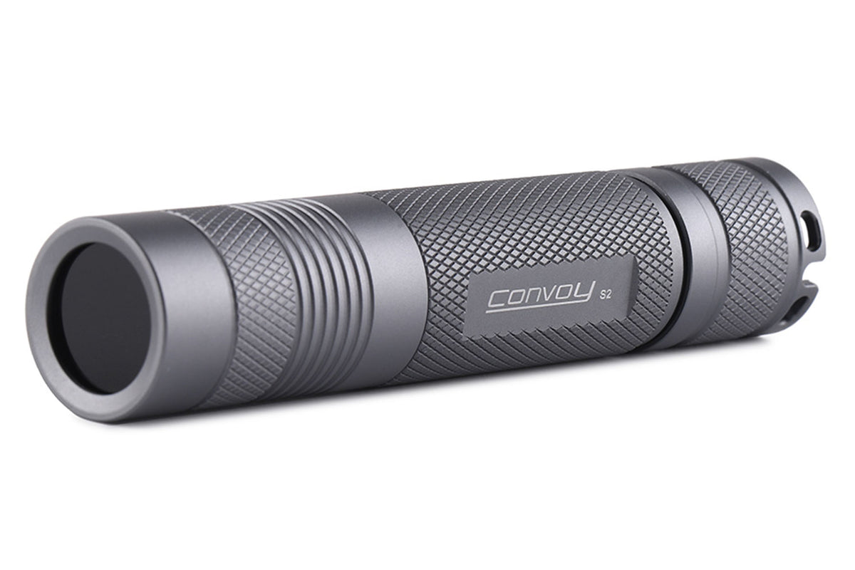 Convoy S2 сив - UV фенер 365nm със ZWB2 филтър