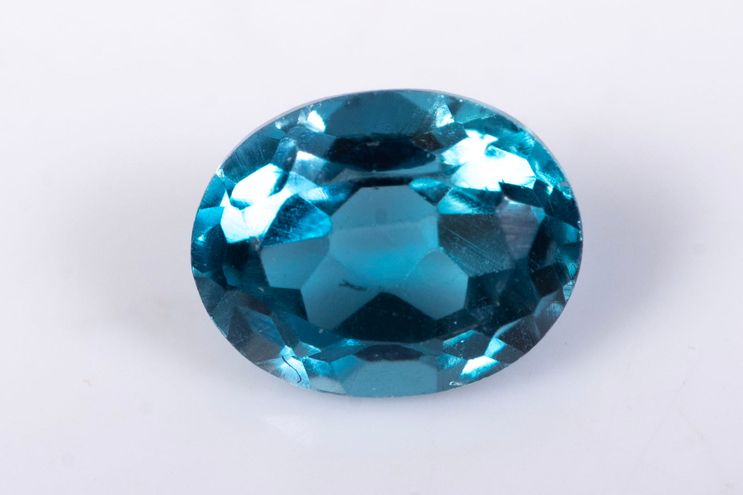 Топаз Лондонско синьо 0.44ct 5x4mm овална шлифовка