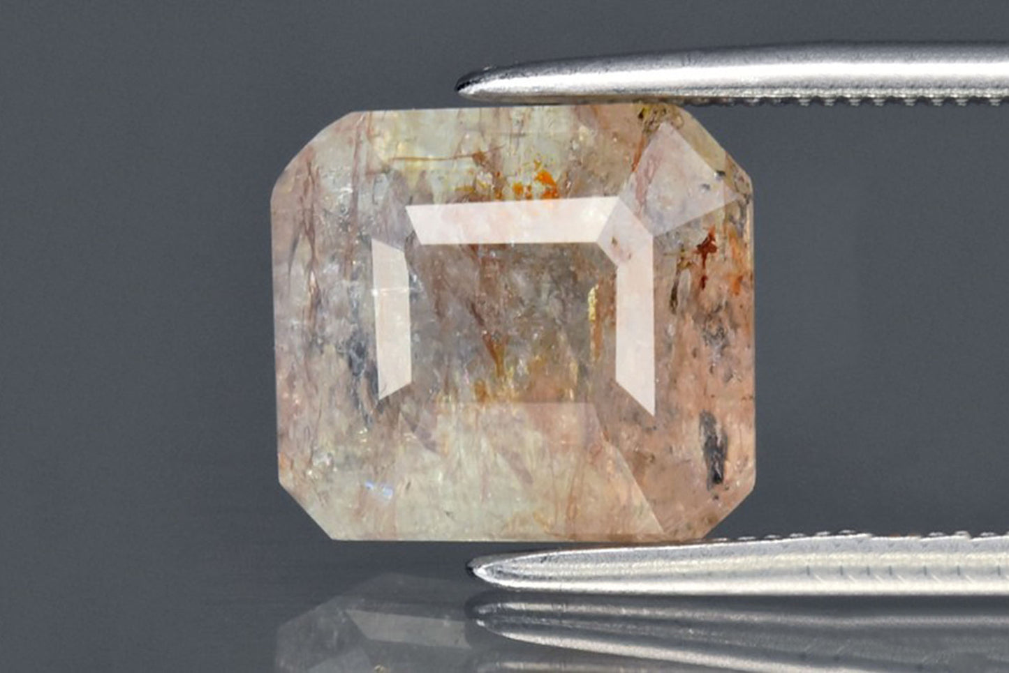 Light Orange Tourmaline 3.34ct Octagon cut