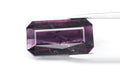 Natural purple tourmaline 2.46ct scissor octagon cut loose gemstone for jewelry