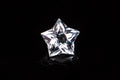 Естествен бял топаз 1.06ct IF fancy шлифовка звезда, единичен камък за бижута