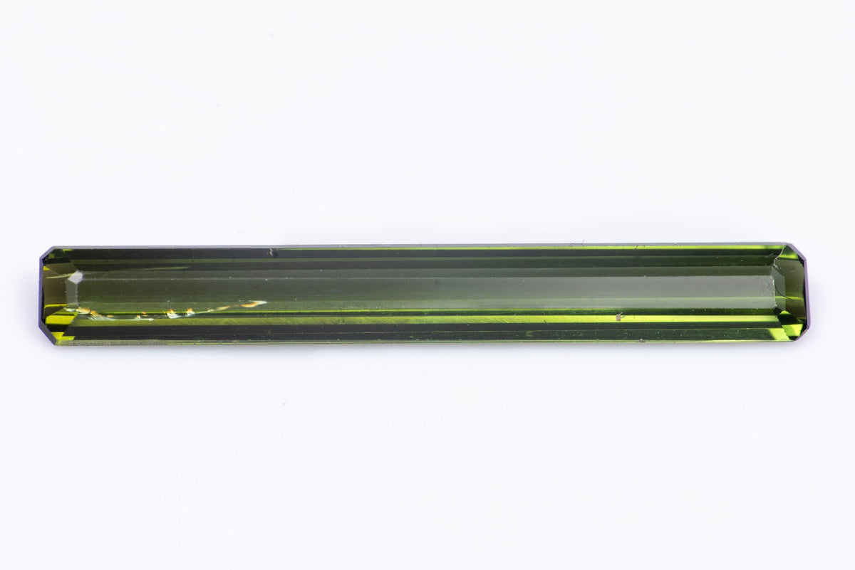 Natural Verdelite (Green Tourmaline) 1.36ct VS Baguette Cut