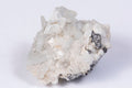 Natural white barite on quartz and galena 311g Androvo mine Bulgaria mineral specimen collector
