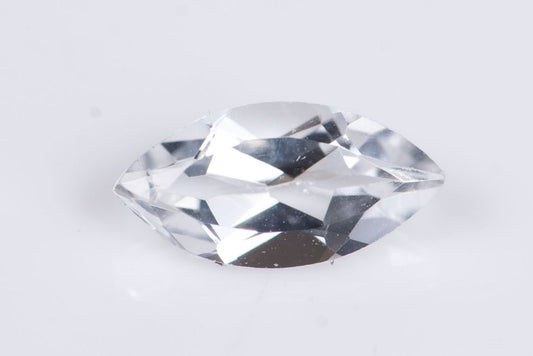 White topaz 0.58ct 8x4mm marquise cut
